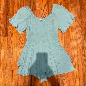 Altar'd State Ruffle Romper